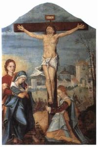 The Crucifixion by Bernaert (Barend) van Orley