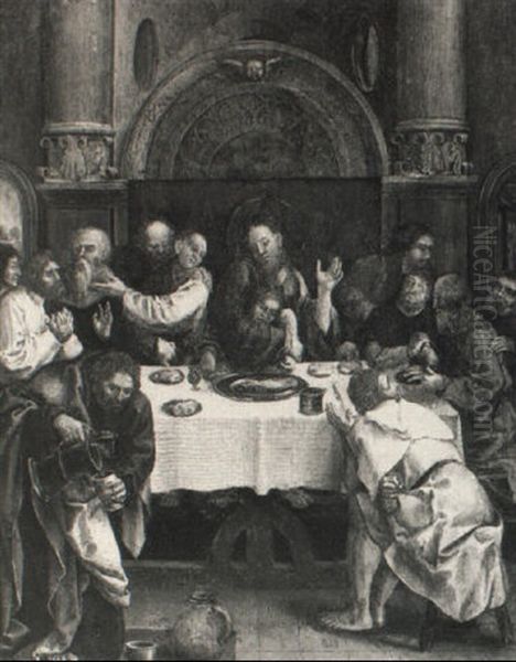 The Last Supper by Bernaert (Barend) van Orley