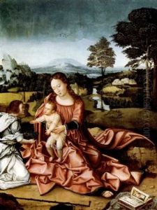 Vierge A L'enfant