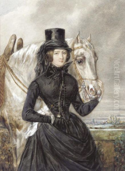 A Lady In Riding Clothes - view 1