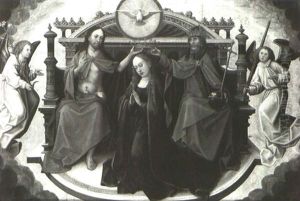 The Coronation Of The Virgin by Bernaert (Barend) van Orley