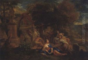 Antikes Opferfest by Orley, Jan van