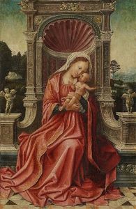 Maria Mit Dem Kind by Peter Van Orley