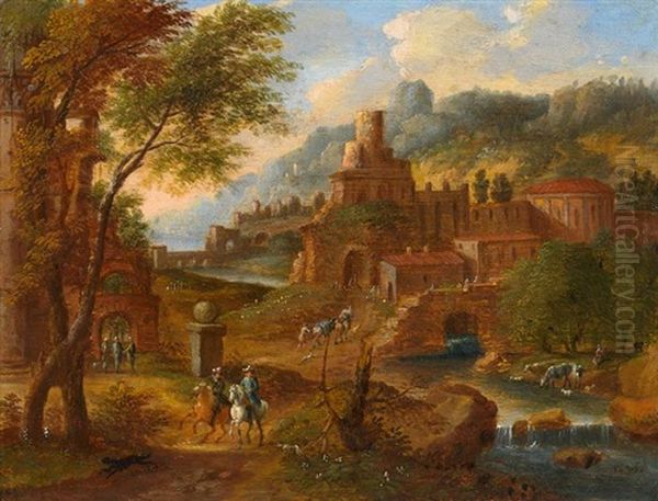 Landschaft Mit Zwei Reitern - view 1