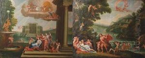 La Toilette De Venus (+ Aphrodite Surprise Durant Son Sommeil; Pair) by Richard van Orley