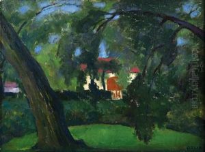 House In The Trees by Emil Orlik