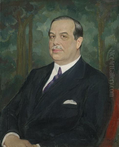 Portrait Eines Sitzenden Mannes - view 1
