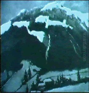 Winter Im Gebirge by Emil Orlik