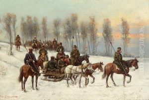 Schlittenfahrt by Nicholai Vasilievich Orlov
