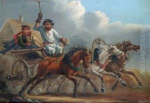 Wilde Fahrt by Aleksandr Osipovich Orlovsky