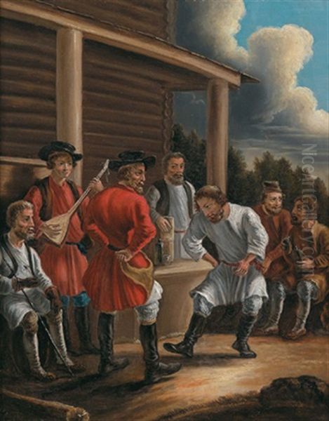 Tanzende Russische Bauern - view 1