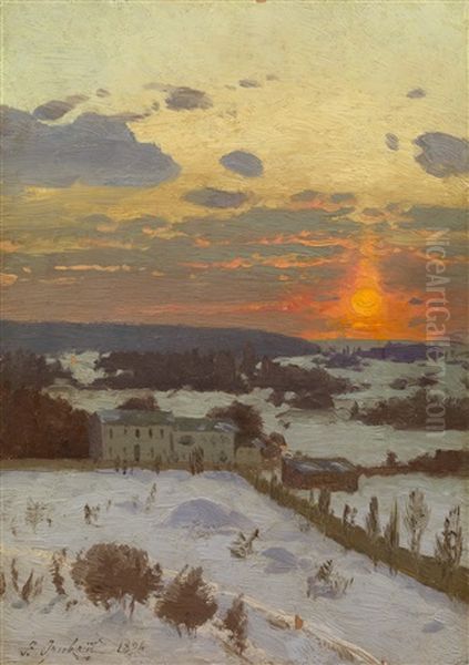 Winter Sunset - view 1