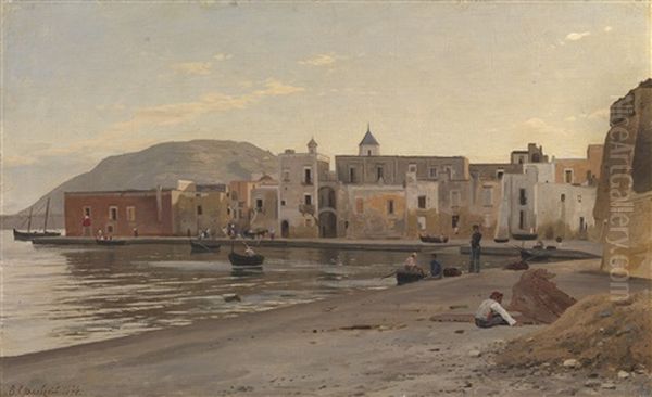 Italian Harbour Scene - view 1
