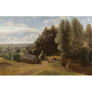 Mill In The Forest Clearing by Vladimir Donatovitch Orlovsky