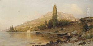 Mending The Nets By The Crimean Coast thumbnail