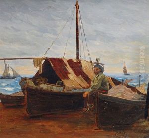 Fischer Am Schwarzen Meer