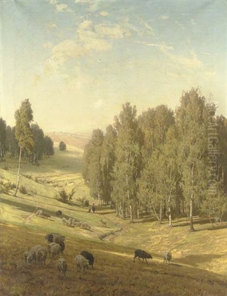 Out At Pasture, Summer - view 1