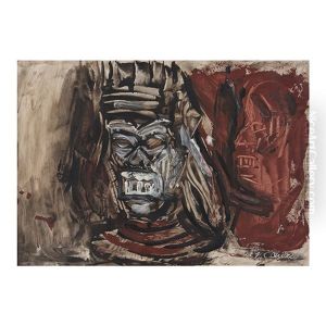 Rostro - Mascara De Nahual, De La Serie Los Teules, 1947