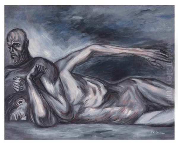 La Tierra (study For Figures In The Man Of Fire Fresco) - view 1