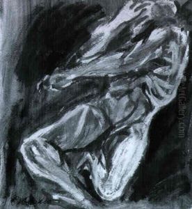 Male Nude by Jose Clemente Orozco