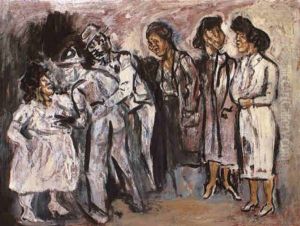 Escena Callejera (tres Mujeres Esperando) by Jose Clemente Orozco