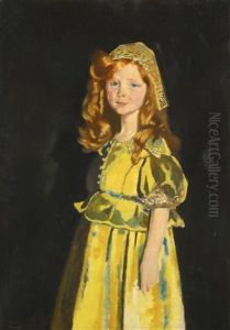 Portrait Of Vivien St. George by Sir William Newenham Montague Orpen