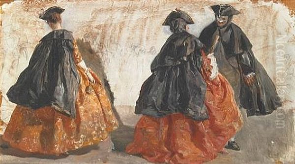 Costume Studies For The Carnevale (+ Another, Lrgr; 2 Works) - view 1