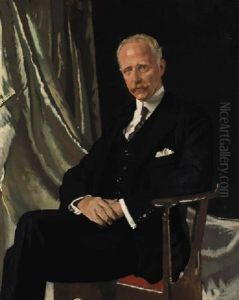 Portrait Of Vivian Hugh Smith, Later 1st Baron Bicester Of Tusmore Park by Sir William Newenham Montague Orpen