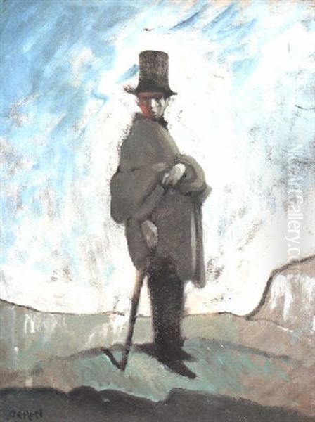 A Young Man Looking Out On The World - view 1