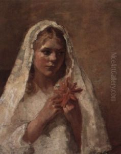 Her First Holy Communion by Sir William Newenham Montague Orpen