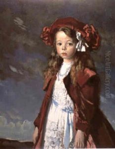 Portrait Of Miss Harmsworth by Sir William Newenham Montague Orpen
