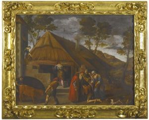 Departure Of The Prodigal Son; Return Of The Prodigal Son by Pedro Orrente