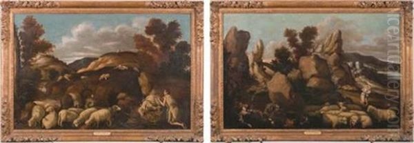 Le Sacrifice D'isaac (+ Le Combat De Jacob Et L'ange; Pair) - view 1