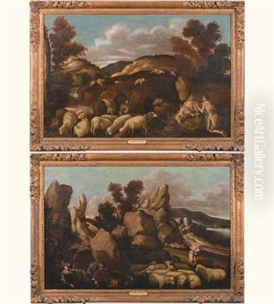 Le Sacrifice D'isaac (+ Le Combat De Jacob Et L'ange; Pair) - view 1