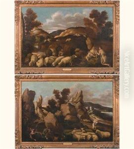 Le Sacrifice D'isaac (+ Le Combat De Jacob Et L'ange; Pair)