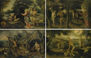 Genesis, Chapters 2-4: God With Adam And Eve In The Garden Of Eden by Pedro Orrente