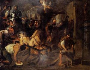 Le Martyre De Saint Laurent by Pedro Orrente