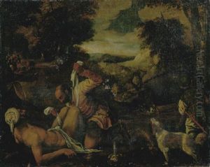 Il Buon Samaritano by Pedro Orrente
