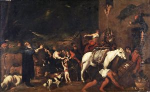 Partida De Jacob Con Sus Rebanos by Pedro Orrente