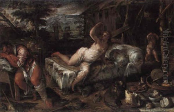 Venus And Mars At The Forge Of Vulcan - view 1