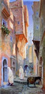 Femmes Dans La Casbah by Jose Benito Ortega
