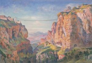 Constantine, Le Pont De Sidi M'sid by Jose Benito Ortega