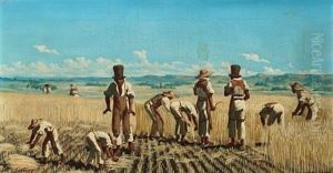 Harvest In The Philippines (pair)