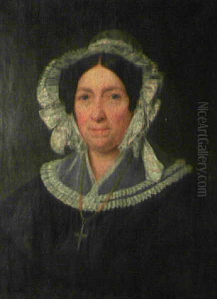 Dame Mit Spitzenhaube - view 1