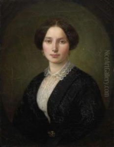 Bildnis Einer Jungen Dame In Schwarzem Kleid