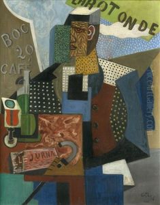 Picasso Im Cafe "la Rotonde" by Manuel Ortiz De Zarate