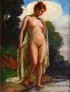 Baigneuse by Manuel Ortiz De Zarate