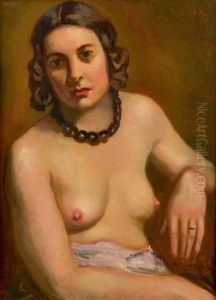 Portrait En Buste D'une Jeune Femme Nue Portrait En Buste D'une Jeune Femme Nue