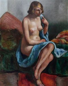 Le Modele Nue Posant Dans L'atelier Le Modele Nue Posant Dans L'atelier