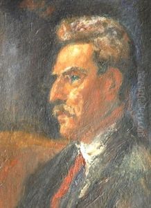 Portrait D'homme Au Foulard Blanc